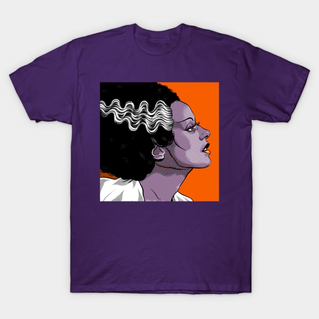 The Bride of Frankenstein T-Shirt by Swoody Shop